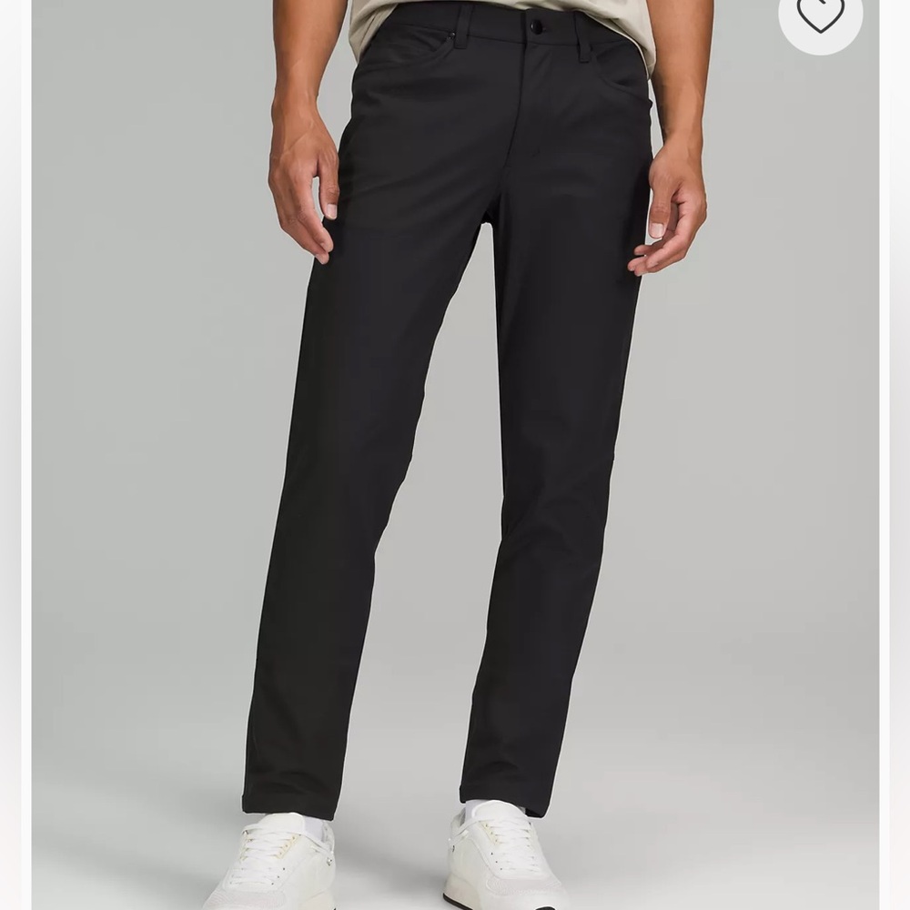 Lululemon men’s ABC Slim-Fit 5 Pocket Pant 32"L Warpstreme casual dress pant - Picture 3 of 12